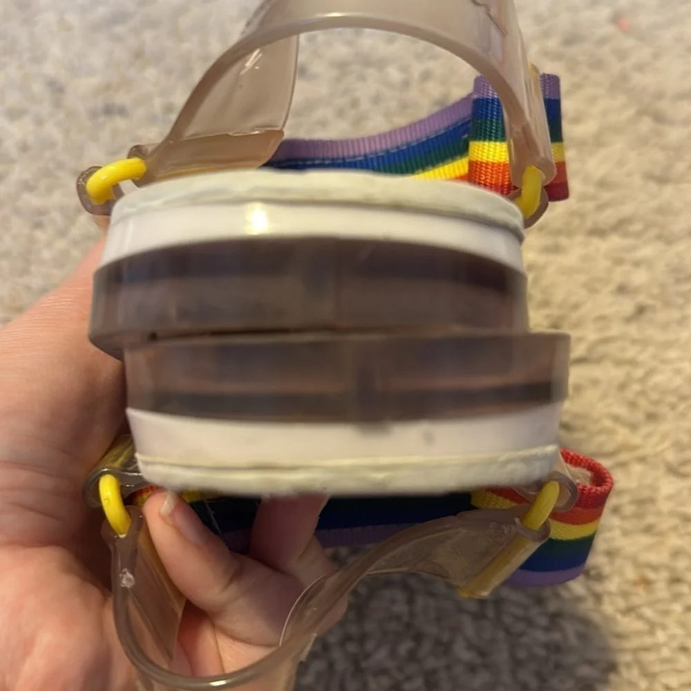 Mini Melissa Papete and Rider Sandals Shoes